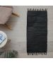 Δερμάτινο Χαλάκι 60x90cm Leather Flat Black San Lorentzo 1372BLACK 