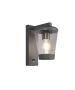 Επιτοίχιο Φαναράκι Ανθρακί με Αισθητήρα Κίνησης 16xH28cm 1xE27 Εξ.Χώρου IP44 Trio Lighting Cavado 211069142