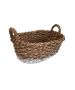 Καλάθι Ψάθινο-Sea Grass  44*32*18 cm  Black Rush 6719C 