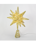 "GOLD TINSEL THREAD STAR 2" 20 MINI WW LED ΛΑΜΠ. ΜΠΑΤ. 3ΧΑΑ,IP20 28x5x20cm ACA X112011272