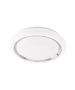 Eglo Capasso Μοντέρνα Μεταλλική Πλαφονιέρα Οροφής με Ενσωματωμένο LED σε Λευκό χρώμα 34cm 96023