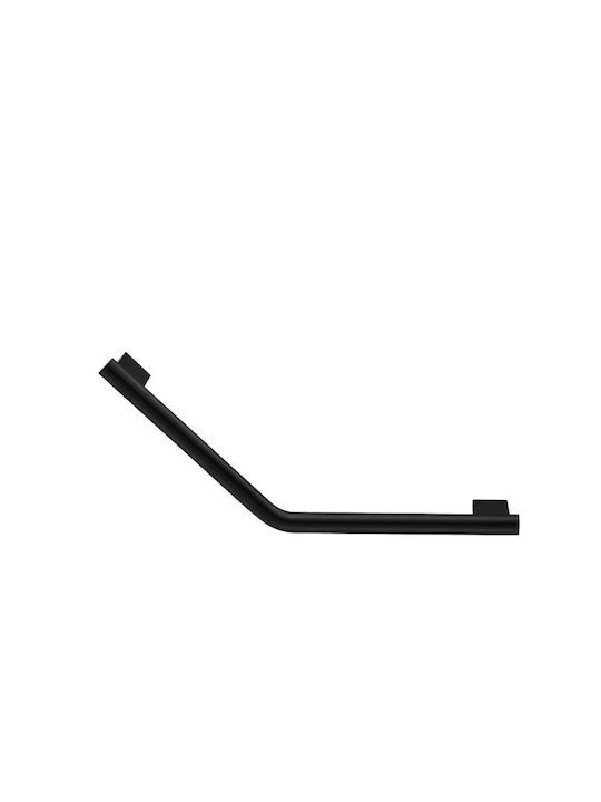 Λαβή Λουτρού W47xD7xH20cm Black Matt Sanco Academia Grab-Bars 218400-M116