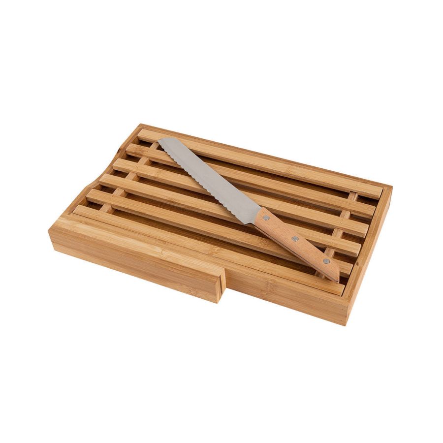 Επιφάνεια Κοπής Ψωμιού M35,5xΠ22xΥ3,5cm  Bamboo Essential  Estia Home Art 01-12946