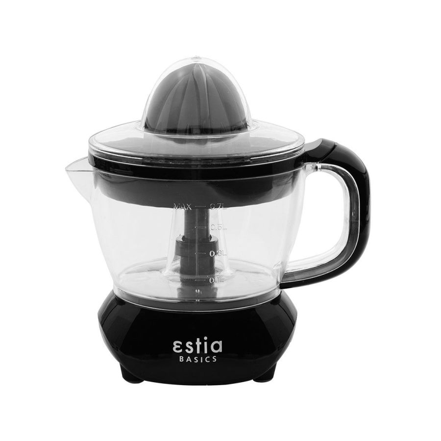 Λεμονοστίφτης 40w 700ml Πλαστικός Μαύρος Black Plus  με 2 Κώνους Estia Home Art  06-11611