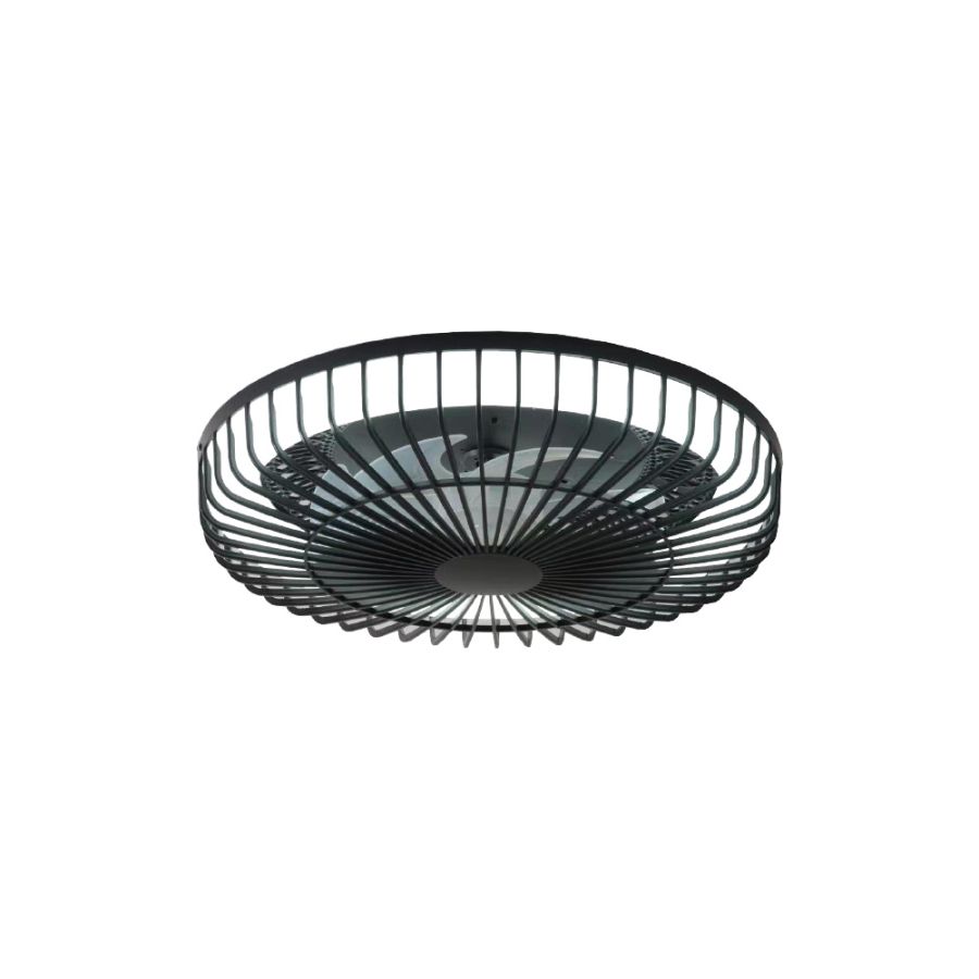 Ανεμιστήρας Οροφής Control Ø55xH25cm 72w DC 3CCT LED Fan Light in Black Color Inlight Waterton 101000620