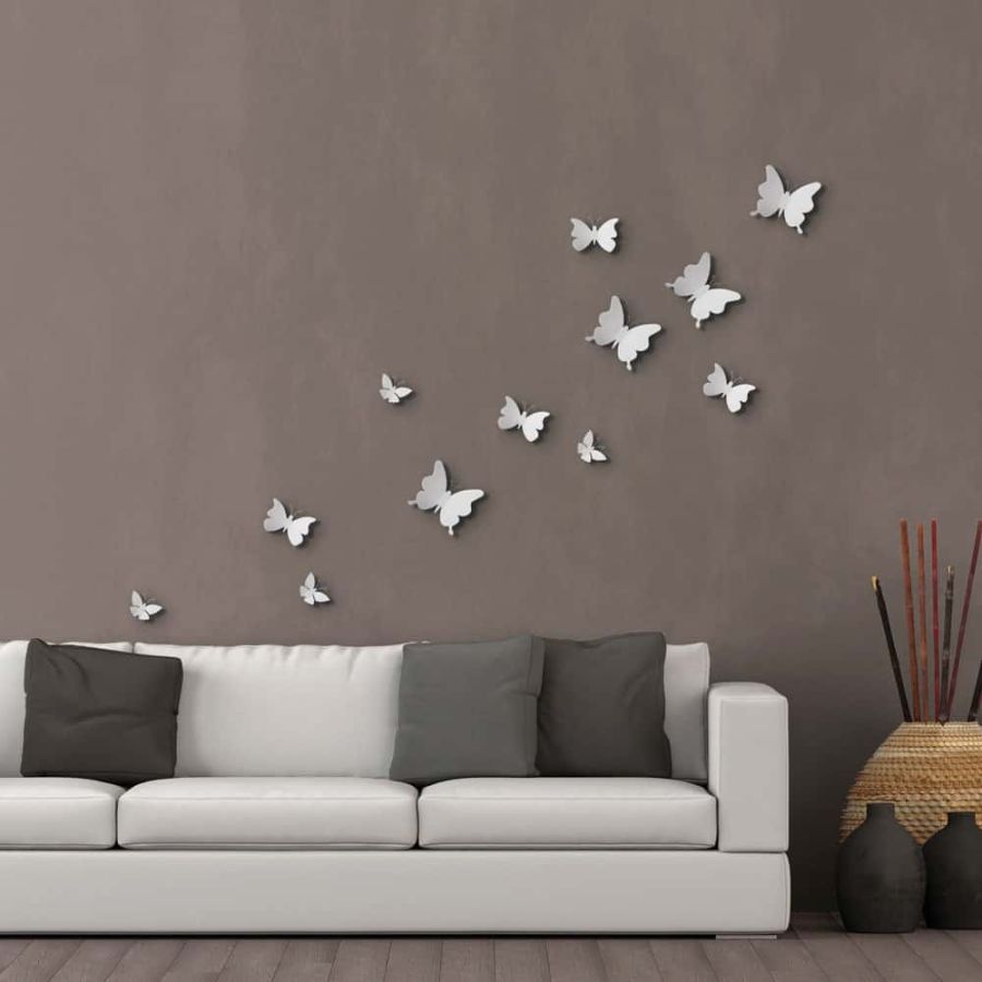 White Butterflies 3D πολυπροπυλενίου Ango 24001