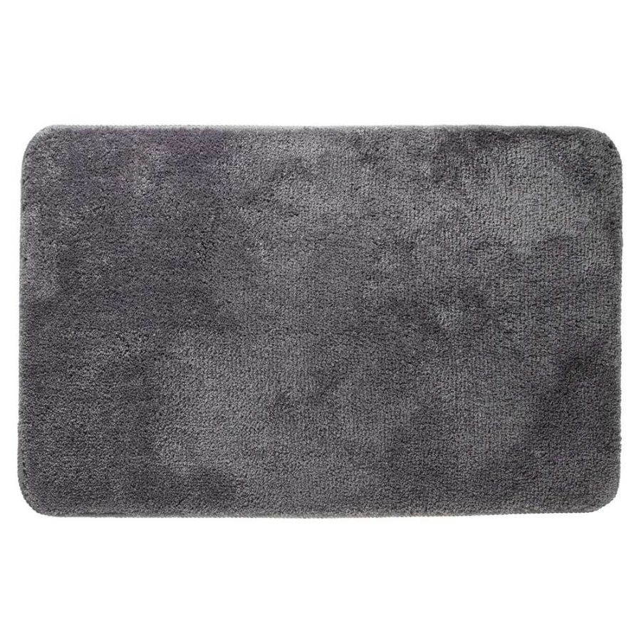 Πατάκι Μπάνιου 60x90cm Polyester Sealskin Angora Dark Grey 293993614