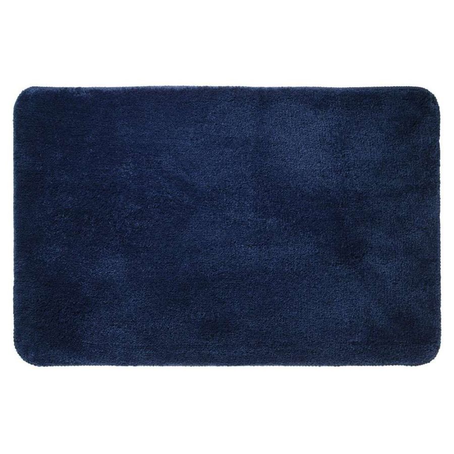 Πατάκι Μπάνιου 60x90cm Polyester Sealskin Angora Blue 293993624