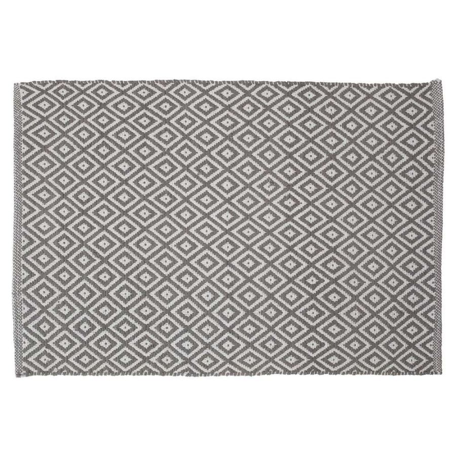 Πατάκι Μπάνιου 60x90cm Cotton Sealskin Trellis Grey 294213614