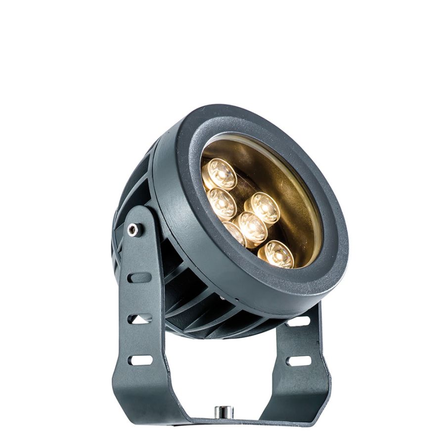 Προβολέας Εξωτ. Χώρου IP66 Led 9w 3000K 990lm Dark Grey Ermis Viokef 4205100