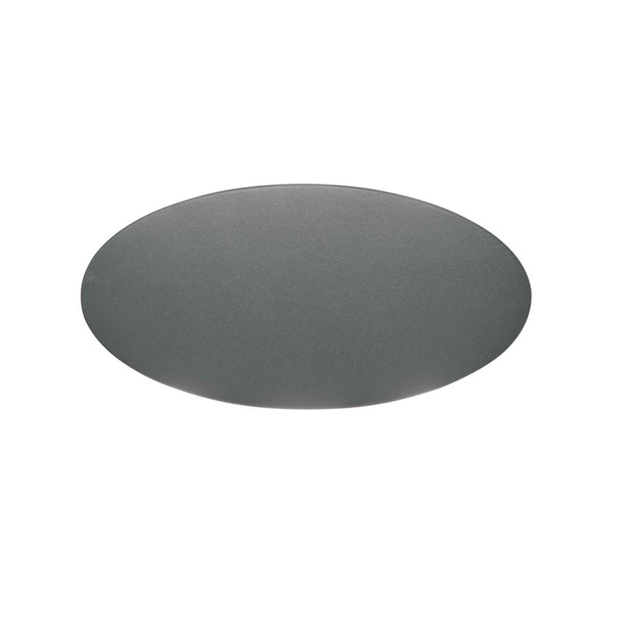 Απλίκα IP54 L180xH90mm 8w 3000K 507lm Dark Grey Oval Smooth Viokef 4285100