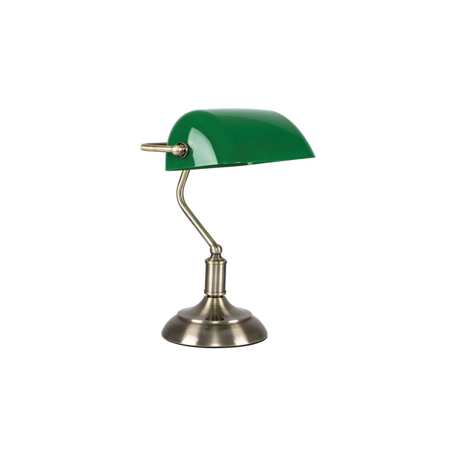 879-1T CAMERON, TABLE LAMP WITH GREEN GLASS Β2 HOMELIGHTING 77-4373