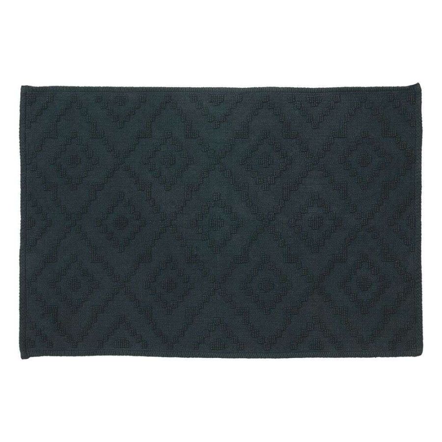 Πατάκι Μπάνιου Βαμβακερό 60x90cm Sealskin Aztec Dark Green 800096