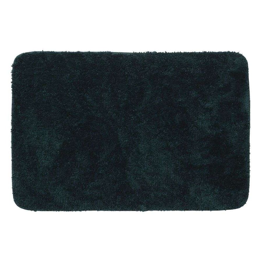 Πατάκι Μπάνιου 60x90cm Polyester Sealskin Angora Dark Green 800119