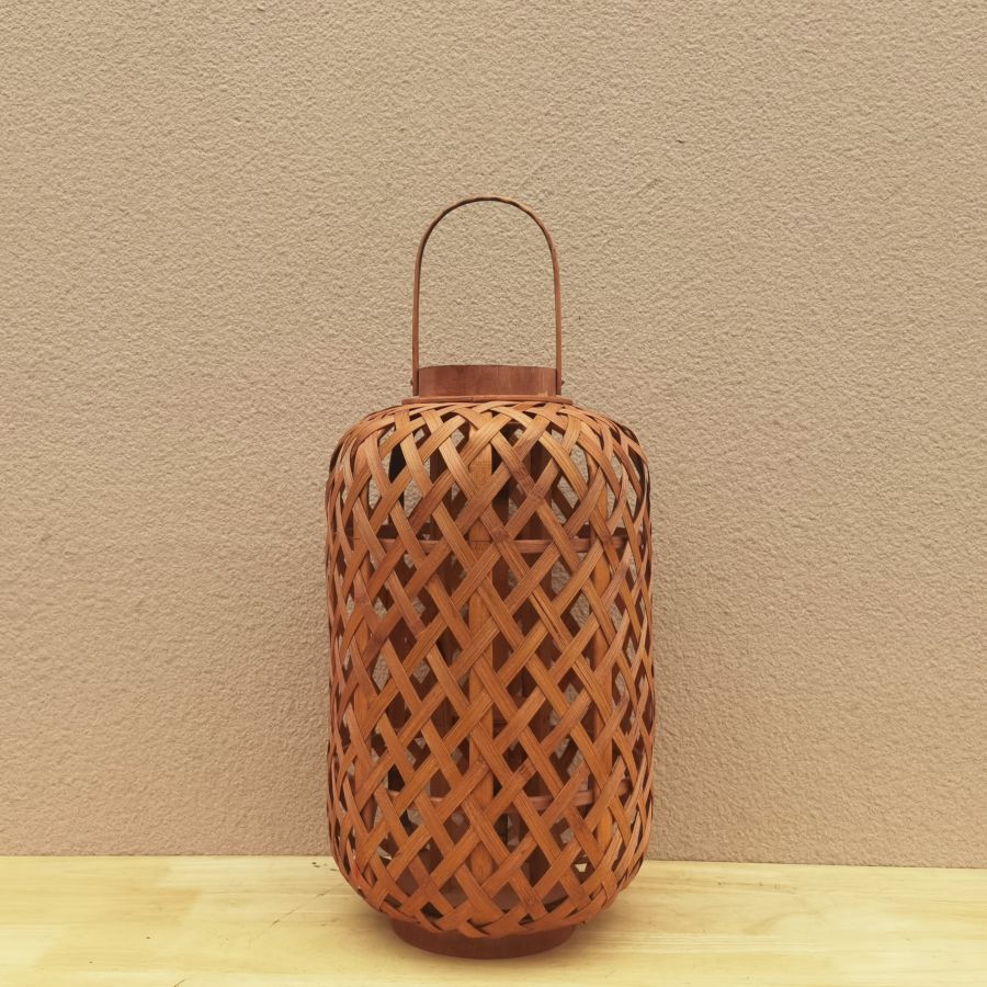 Φανάρι Bamboo σε Καφέ 23x39cm Etoile LM-575