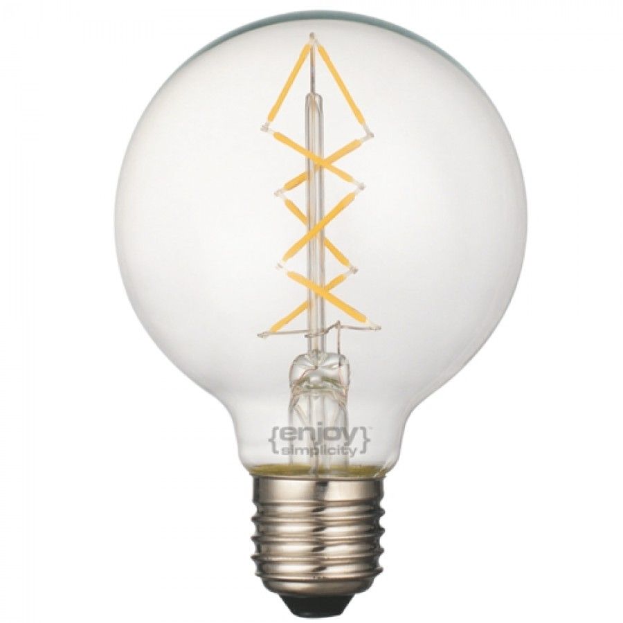 Λαμπτήρας Led Filament Clear Dimmable G95-6  E27  5w 2700K 600lm Ø95xH135mm Enjoy EL827010