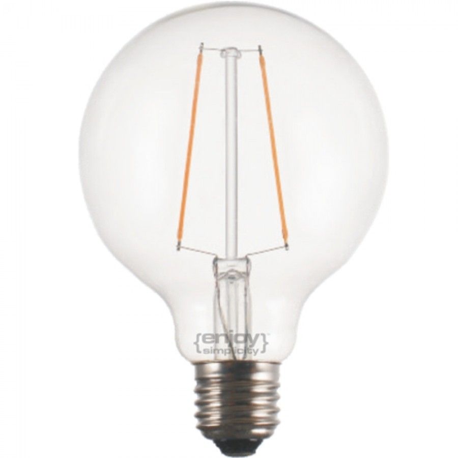 Λαμπτήρας Led Filament Clear Dimmable G95-2  E27 2,5w 2700K 200lm Ø95xH135mm Enjoy EL827102