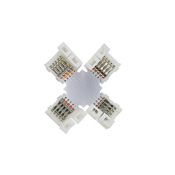 ΕΝΩΤΙΚΟΣ ΣΤΑΥΡΟΣ ΓΙΑ SMD RGBW 10mm Eurolamp 145-73946