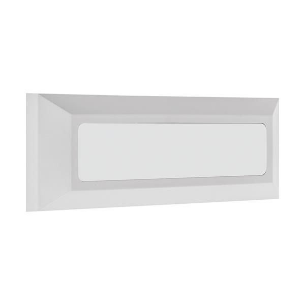 Απλίκα Επιτοίχια Slim IP65 L23xW2,7xH8cm Led 4w 3 CCT Dimming  280lm 220-240V Λευκό ABS+Plastic Eurolamp 145-52070