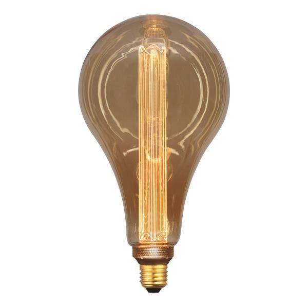 ΛΑΜΠΑ LED ΑΧΛΑΔΙ P165 3,5W Ε27 2000K 220-240V GOLD GLASS DIMMABLE 147-81832