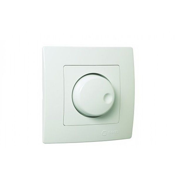 Διακόπτης Dimmer  600W A/R (alleretour)  Χωνευτός Λευκός Makel Lillium 32001011A 