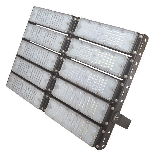 ΠΡΟΒΟΛΕΑΣ LED SMD 10Χ50/500W AC100-240V ΜΑΥΡΟΣ IP65 6500K PLUS Eurolamp 146-69009