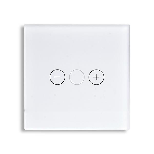 ΓΥΑΛΙΝΟ ΠΑΝΕΛ DIMMER ΑΦΗΣ ΑΣΠΡΟ ΧΡΩΜΑ Eurolamp 152-60683