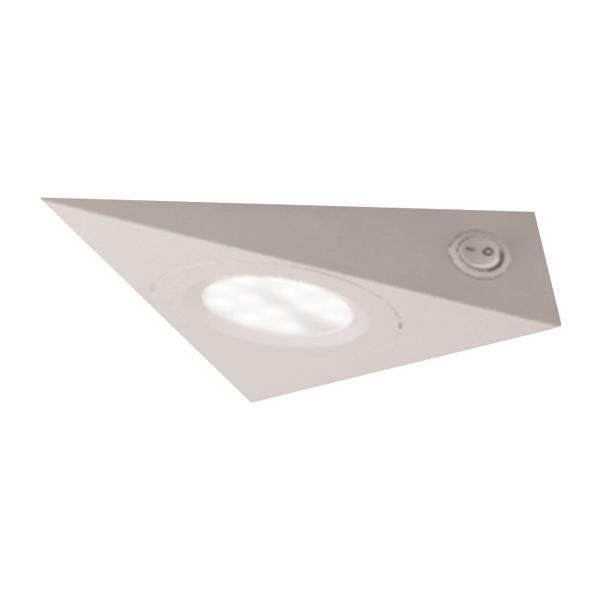 ΦΩΤΙΣΤΙΚΟ ΕΞΩΤΕΡΙΚΟ LED SLIM 124Χ40 2W 3000K ΛΕΥΚΟ PLUS 145-68672