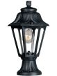 FUMAGALLI ΚΟΛΩΝΑΚΙ ΔΑΠΕΔΟΥ MIKROLOT ANNA ΜΑΥΡΟ ΕΞΑΓΩΝΟ 220x385mm Ε27 Eurolamp 145-26002