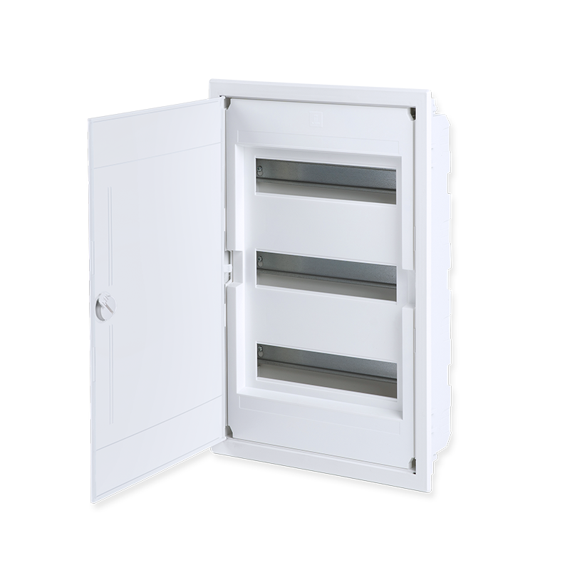 FLUSH MOUNTING 36 MODULES 3 ROWS WHITE DOOR  ACA 282U36AW