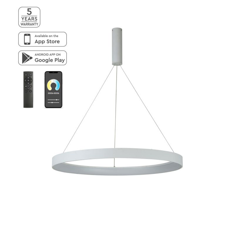 SE LED SMART 80 AMAYA PENDANT WHITE HOMELIGHTING 77-8142