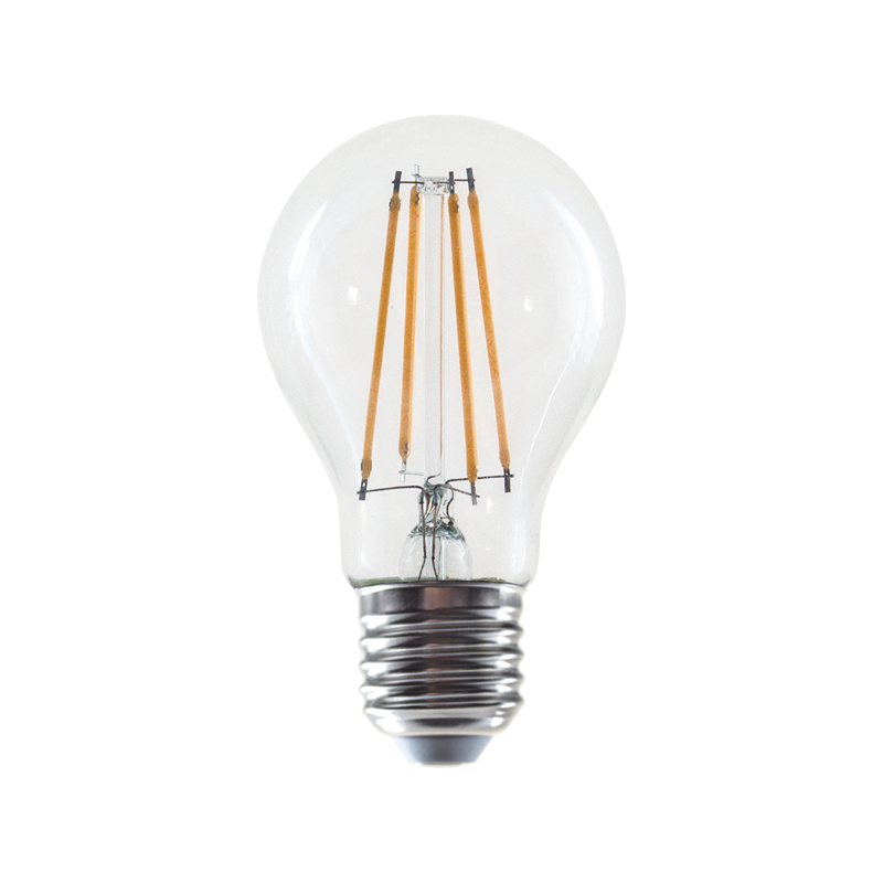 LED FILAMENT E27 A60 6W 6500K 230V AC 840LM RA80 ACA ELIOR6CW