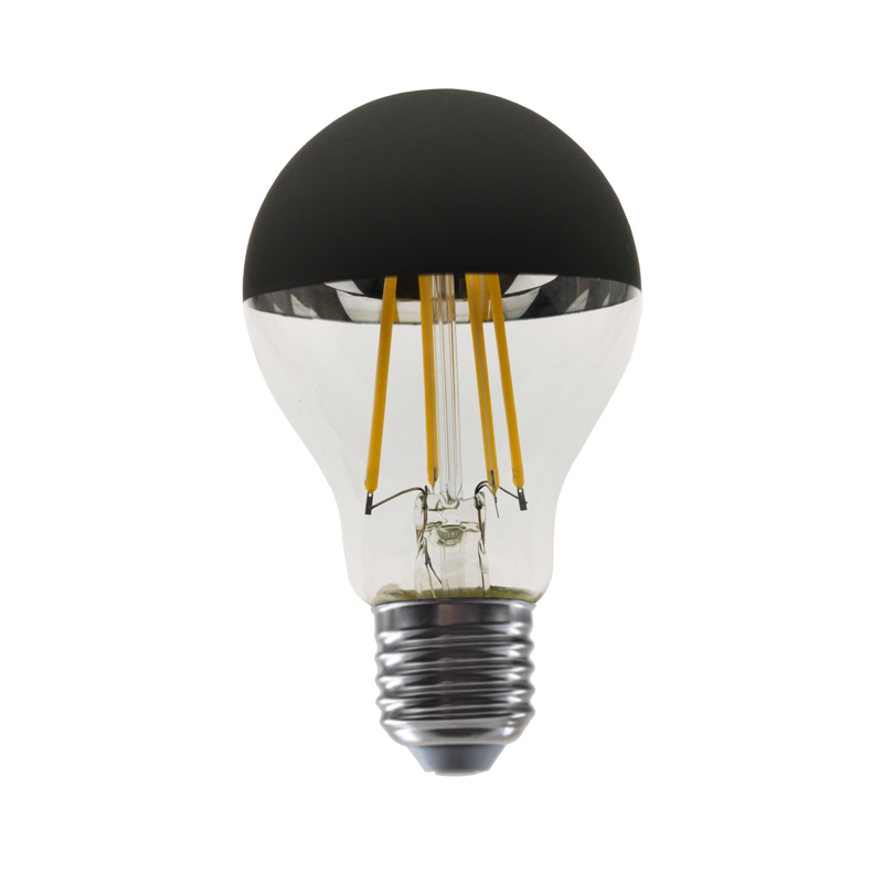 LED FILAMENT E27 DIM A60 BLACK 8W 2700K 230V AC 900LM RA80 ACA ELIOR8WWDIMB