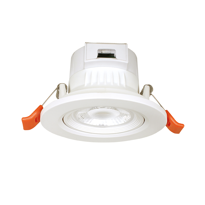 ROUND LED SPOTLIGHT 7W SWITCH 3000-4000-6000K SMD 230V 40° Ra80 PRE-SET UP 3000K ACA FALKO7R