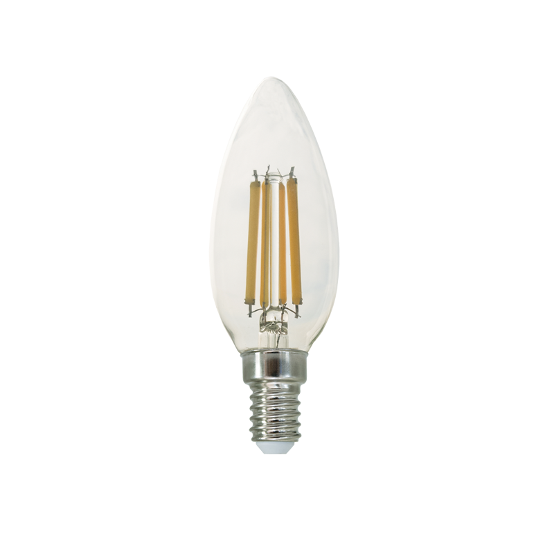 LED FILAMENT E14 C35 6W 6500K 230V AC 780LM RA80 ACA FLAM6CW