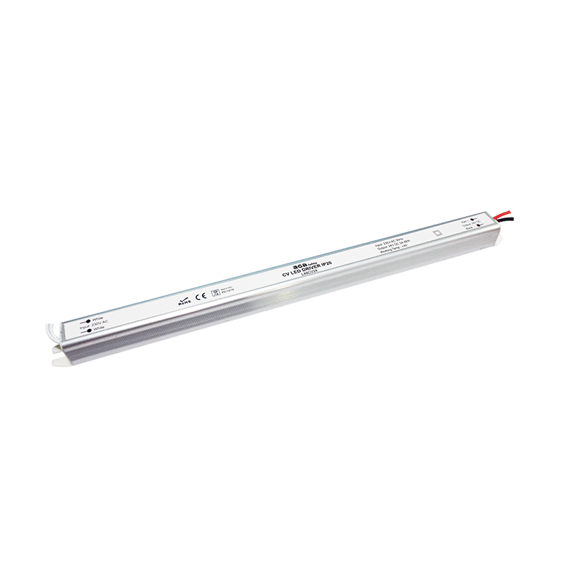 LINEAR METAL CV LED DRIVER 48W 230V AC-24V DC 2A IP20 WITH CABLES ACA L48CV24