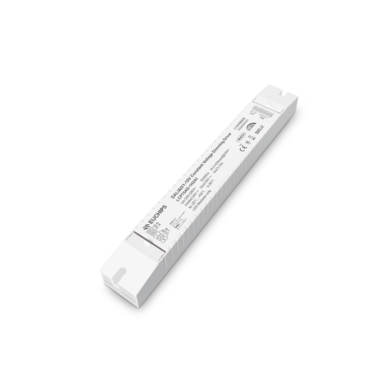 LED CV DALI2 PLASTIC DRIVER 75W 230V AC- 24V DC 3.12A IP20 5YRS EUCHIPS ACA LCP75AD-1H24V