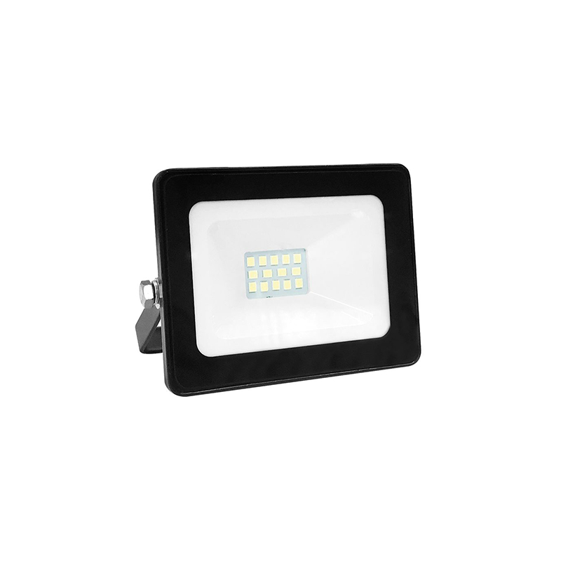 BLACK LED SMD FLOOD LUMINAIRE IP66 10W 3000K 800Lm 12-24V DC RA80 ACA Q1030DC