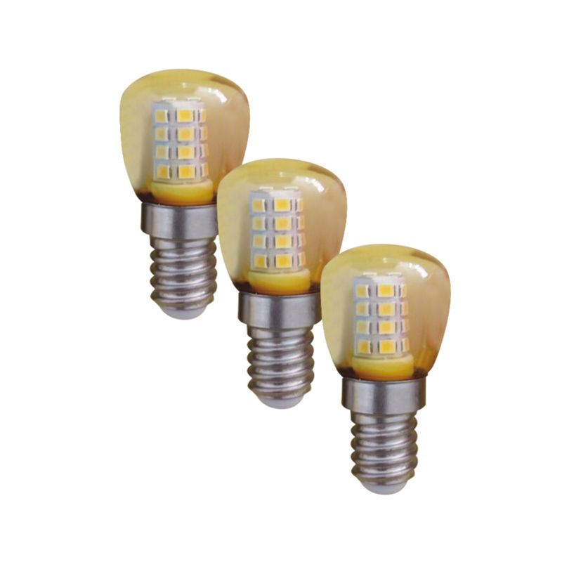 E14 LED 1W YELLOW 230V AC 60Lm 2835SMD Ra80 3PCS-PACK ACA ST26YP