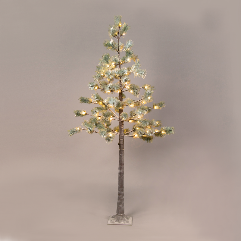 "SNOW PINE TREE" 96 WW LED ΛΑΜΠΑΚ.ΑΝΤΑΠΤ.(24VDC) IP44 21X21X180CM 3M KΑΦΕ ΚΑΛ. ΤΡΟΦ. ACA X1096144