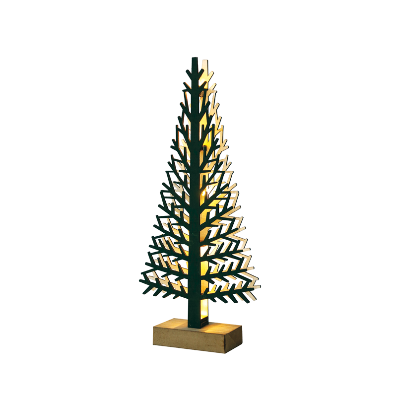 “WOODEN XMAS TREE LIGHT” ΠΡΑΣΙΝΟ ΔΕΝΤΡΟ-ΜΕΓΑΛΟ 10LED ΛΑΜΠΑΚ ΜΠΑΤΑΡ(2xAAA) ΘΕΡΜΟ ΛΕΥΚΟ IP20 21x5x47cm ACA XTREGWW473A