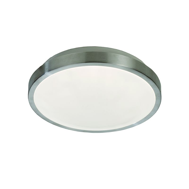 InLight Πλαφονιέρα οροφής LED 12W 4000K από ασημί ματ ακρυλικό D:30cm 42159-Γ-Ασημί Ματ