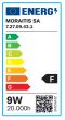 InLight E27 LED A60 9watt 3000Κ Day Night Sensor Θερμό Λευκό 7.27.09.43.1