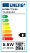 InLight E14 LED G45 5,5watt 4000K  Φυσικό Λευκό 7.14.05.14.2