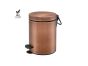 Χαρτοδοχείο 5lt  Χρώμα Old Copper Mat Soft Closιng Sanco Waste Bins 90680-M26