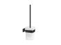 Πιγκάλ Επιτοίχιο W9,5*D13*H37 cm Ορείχαλκος Black Matt Sanco Toilet Brush Holders 91596-M116