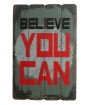 Πινακίδα Ξύλινη 40x60x2cm Believe you Can Etoile NN-712-34