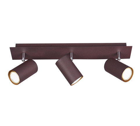 Σποτ Τρίφωτο Κινητό Rusty 48xH15cm 3xGU10 Trio Lighting Marley 802400324