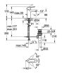 Μπαταρία Νιπτήρος Αναμεικτική Χρωμέ Grohe Bauedge 23328