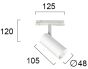 Σποτ Track Λευκό 10W Magnetic (dimmable) Viokef 4244001